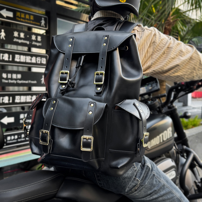 Luxury Bags Vintage - Neuheiten Leder-Rucksack Luxus Herren Echtes Rindsleder