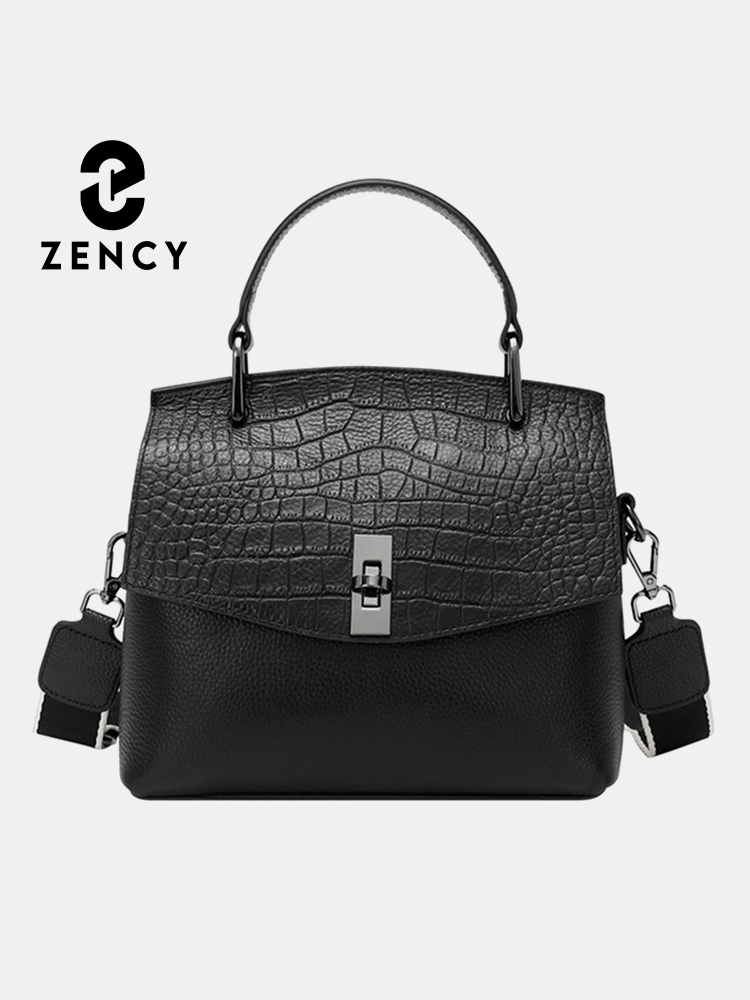 Luxury Bags Vintage - Zency Echtes Leder frauen Handtasche Stein