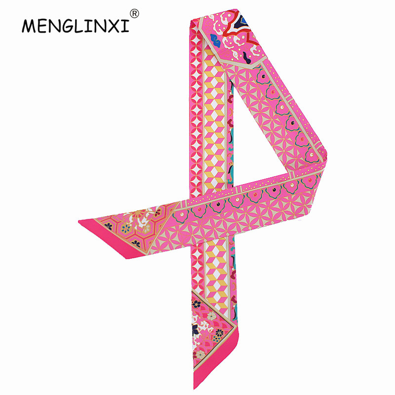 Luxury Bags China - Neue Geometrische Blumen Druck Silk Schal