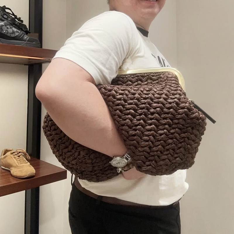 Handgewebte Kisslock-Rahmen-Sc – Luxury Bags Vintage Bewertung und Preis
