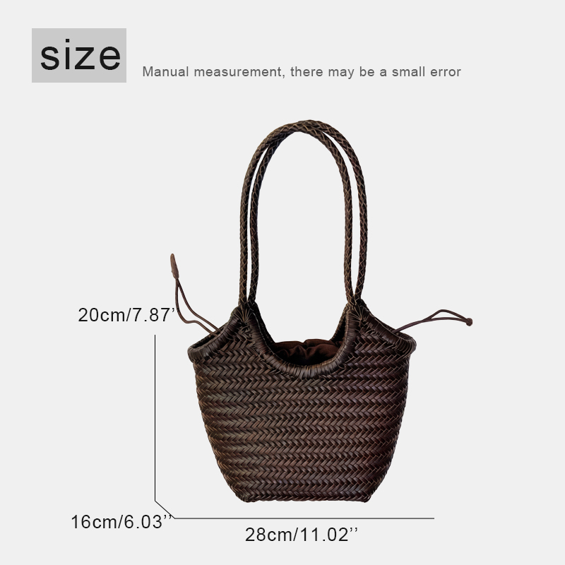 Handgewebte Leder-Tragetaschen – Luxury Bags Vintage Bewertung und Preis
