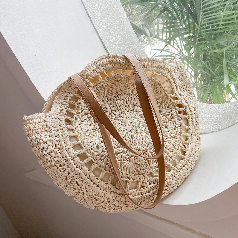 Sommer Runde Stroh Taschen für – Luxury Beach Bags Ysl Bewertung und Preis