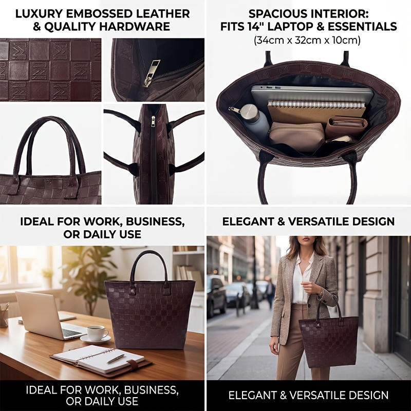 Luxuriöse Dunkelbraune Gestepp – Luxury Bags Vintage Bewertung und Preis