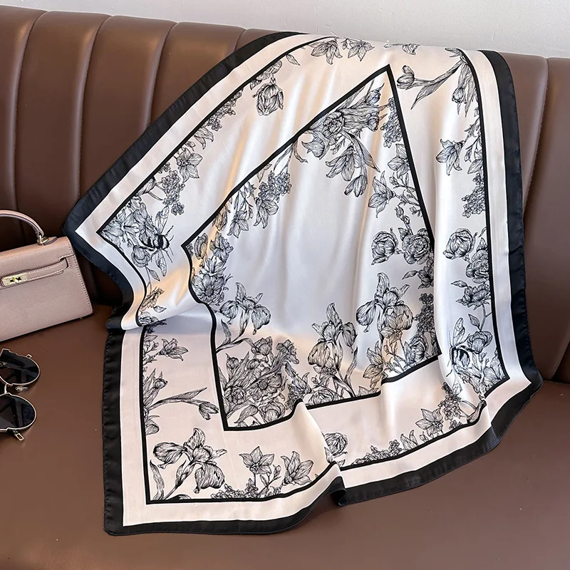 70*70cm Luxus Blumen druck Sei – Luxury Bags China Bewertung und Preis